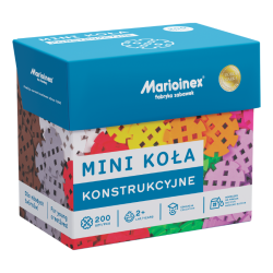 Klocki Mini Waffle: Koła konstrukcyjne - 200 elementów