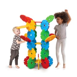 Klocki Maxi Waffle: Koła dydaktyczne - 24 elementy