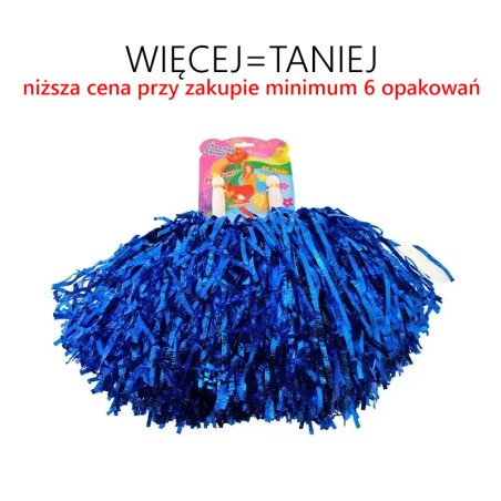Pompony dla cheerleaderek DUŻE (2 szt.) - RÓŻNE KOLORY