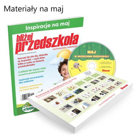 Miesięcznik + zestaw pomocy dydaktycznych 04.283/2025 - materiały na maj