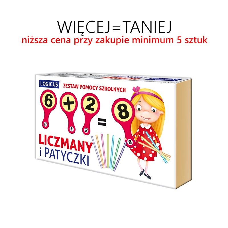 Liczmany i patyczki – pomoc dydaktyczna do nauki liczenia i działań matematycznych