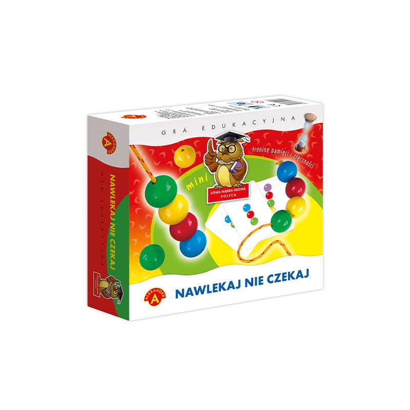 Nawlekaj nie czekaj MINI – gra zręcznościowa i pamięciowa dla przedszkolaków