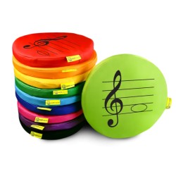 Poduszki gr. 3 cm ekoskóra okrągłe - 10 szt. NUTY