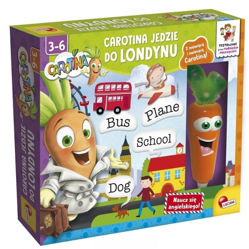 Carotina jedzie do Londynu - nauka angielskiego dla dzieci