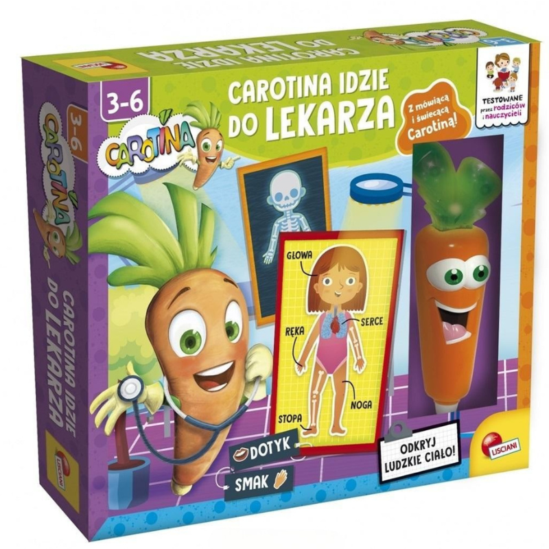 Carotina idzie do lekarza - odkryj ludzkie ciało!