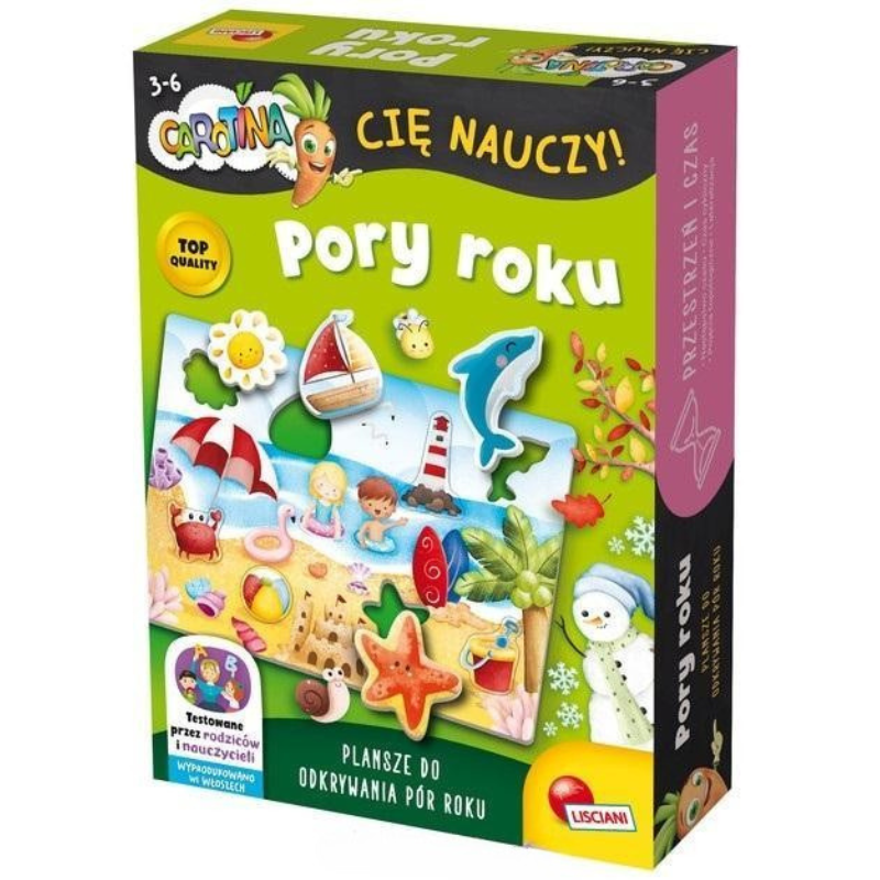 Carotina cię nauczy! Pory roku - gra edukacyjna dla dzieci