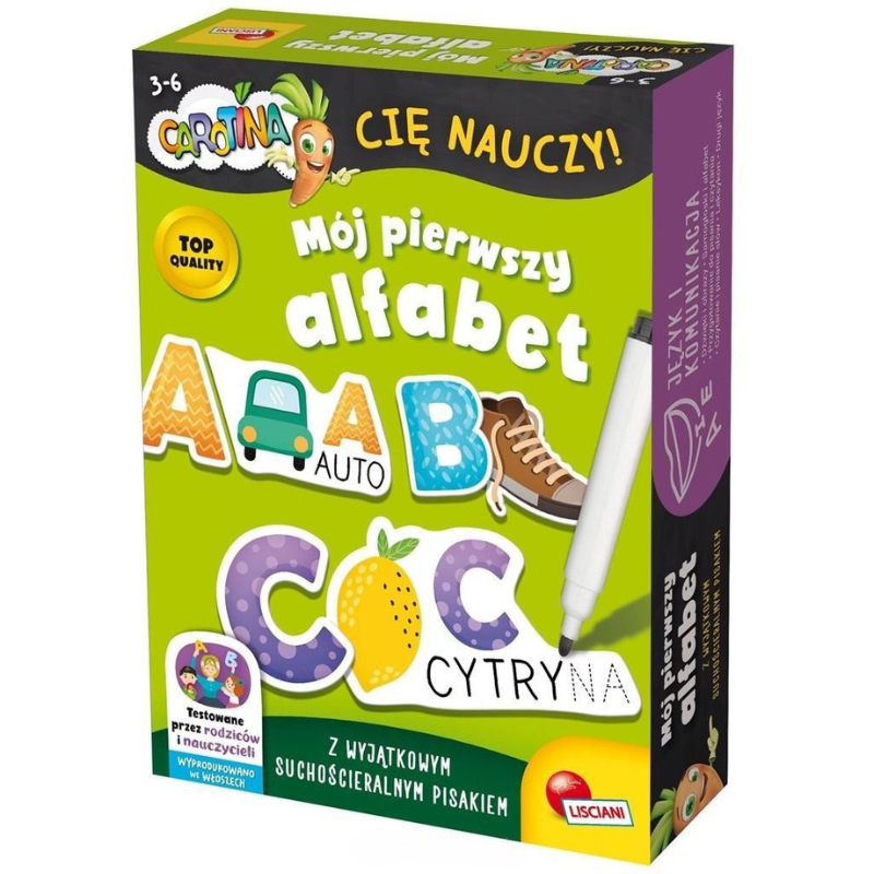 Carotina cię nauczy! Mój pierwszy alfabet - zestaw edukacyjny