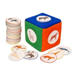 Kostka edukacyjna na rzepy - RÓŻNE WIELKOŚCI