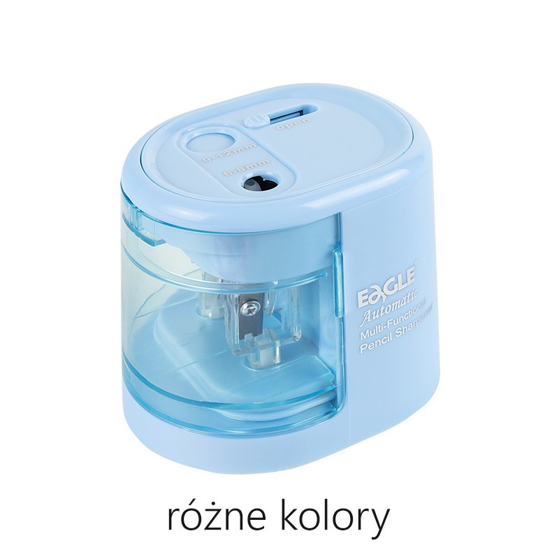 Temperówka dwuotworowa na baterie/USB - RÓŻNE KOLORY