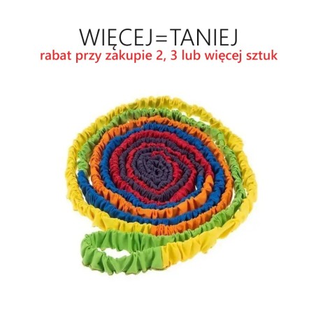 Guma sensoryczna animacyjna TĘCZOWA - różne długości