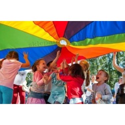 Chusta animacyjna 7 barw, 36 uchwytów, średnica 7 m