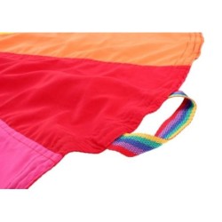 Chusta animacyjna 7 barw, 36 uchwytów, średnica 7 m