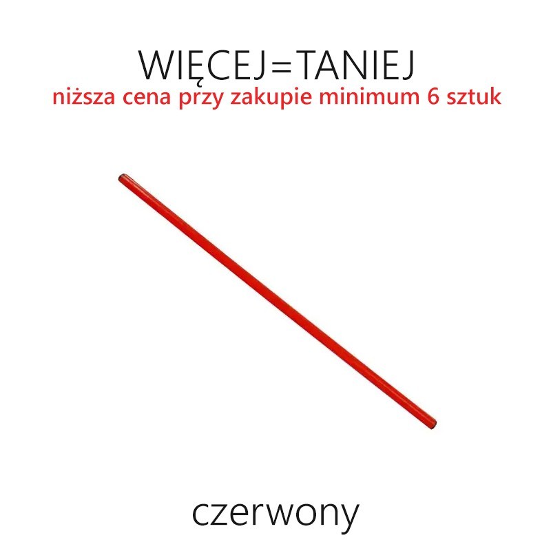 Laska gimnastyczna 80 cm - RÓŻNE KOLORY
