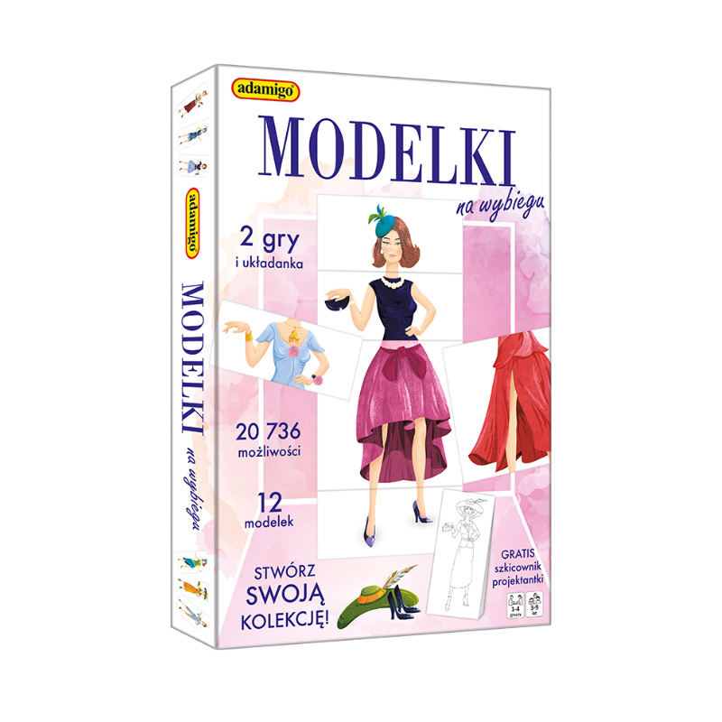 Modelki na wybiegu - układanka dla dzieci