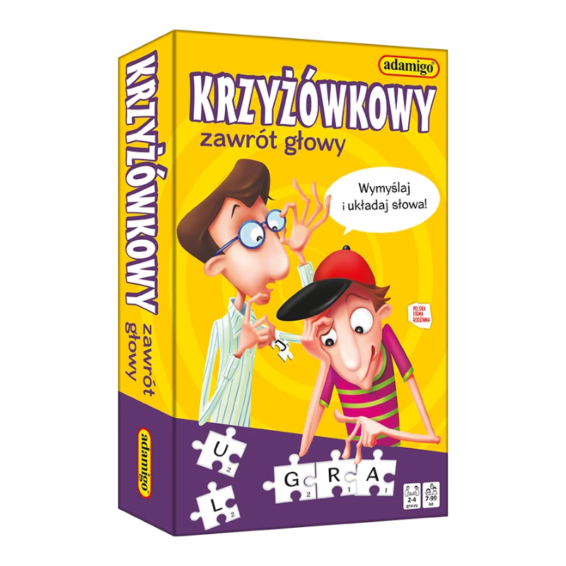Krzyżówkowy zawrót głowy - gra puzzlowa