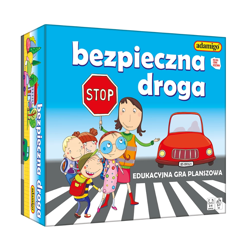 Bezpieczna droga - edukacyjna gra planszowa