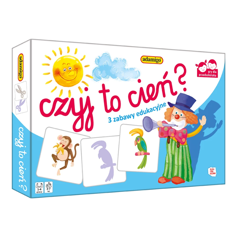 Czyj to cień? 3 zabawy edukacyjne