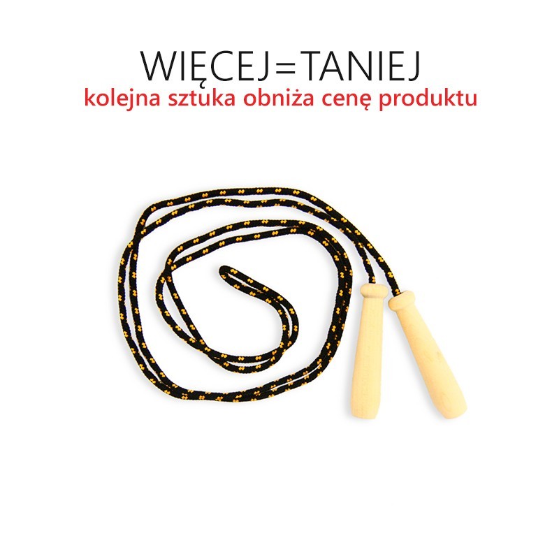 Skakanka sznurkowa 2 m - RÓŻNE KOLORY