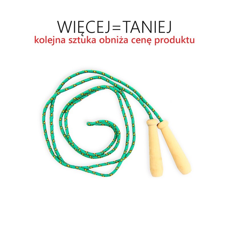 Skakanka sznurkowa 2 m - RÓŻNE KOLORY