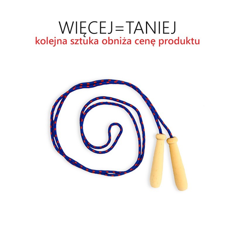 Skakanka sznurkowa 3 m - RÓŻNE KOLORY