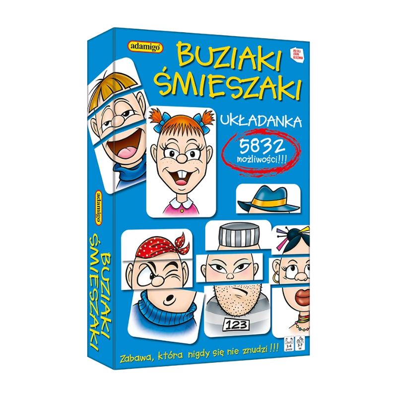 Buziaki Śmieszaki - układanka pełna emocji