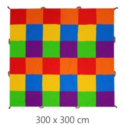 Mata animacyjna szachownica 3x3 m