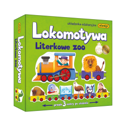 Lokomotywa - Literkowe ZOO - układanka edukacyjna