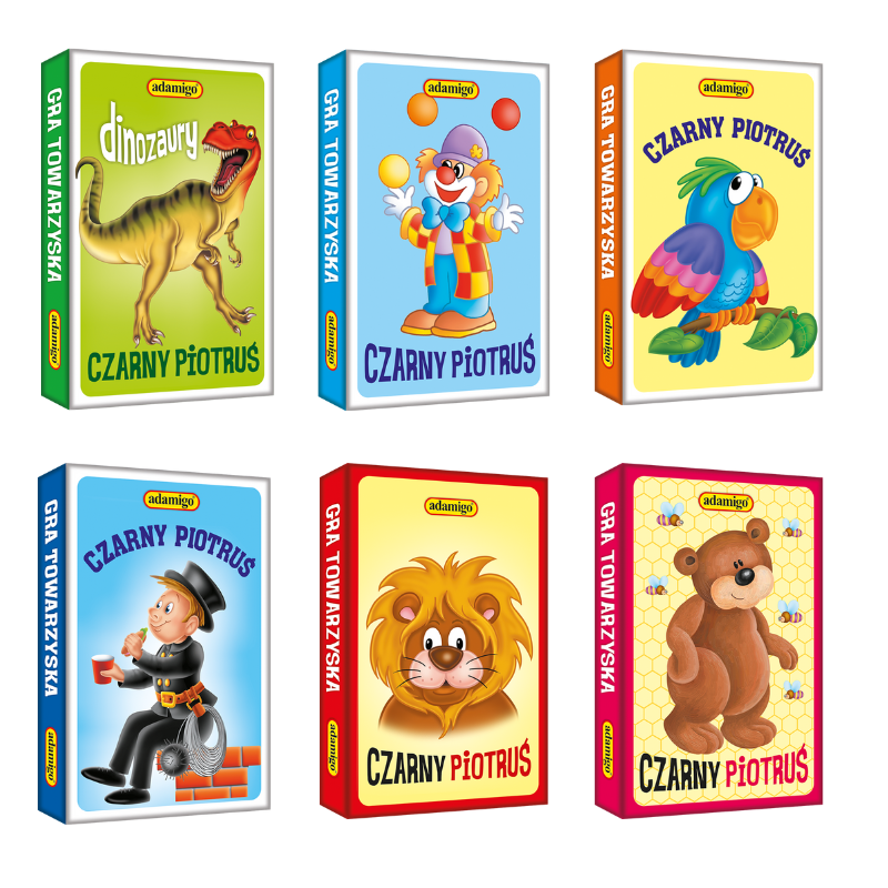 Czarny Piotruś RÓŻNE WZORY - gra karciana