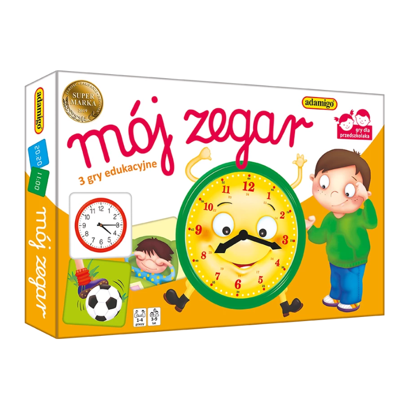 Mój zegar - 3 gry edukacyjne