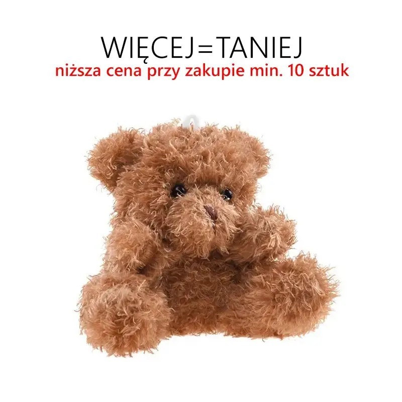 Miś 10 cm - RÓŻNE KOLORY