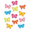 Dekoracja dwustronna - Motyle 12 elementów