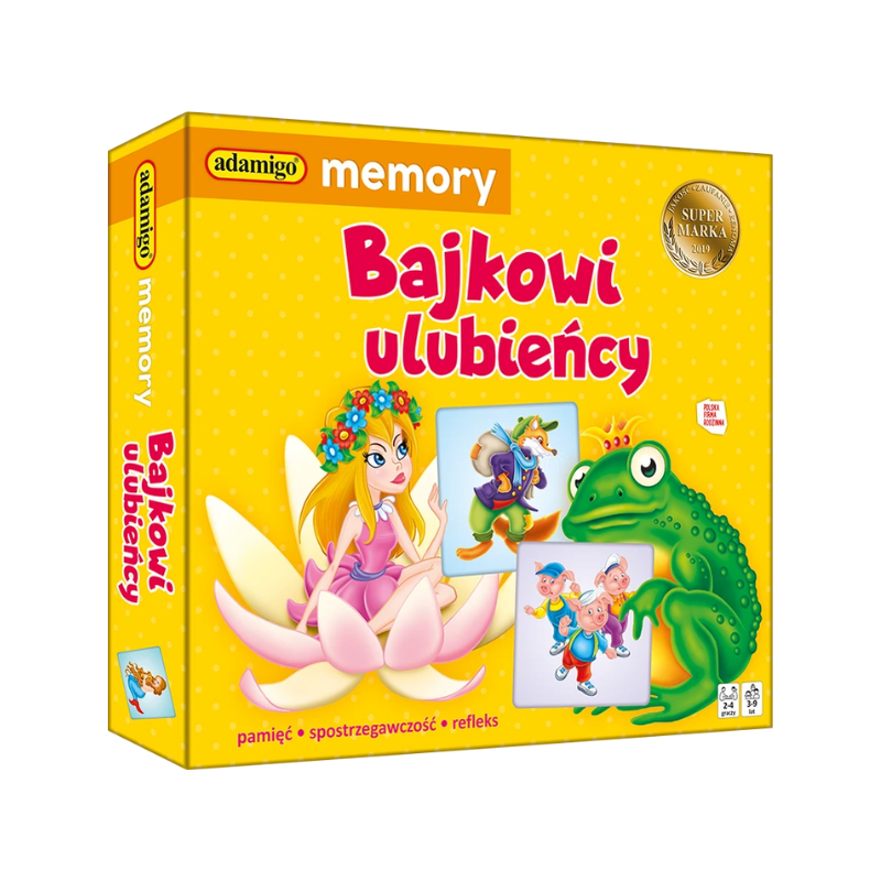Bajkowi ulubieńcy - memory | Gra pamięciowa dla dzieci