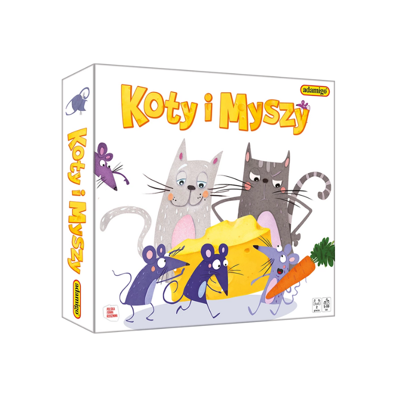 Koty i myszy - gra planszowa dla dzieci
