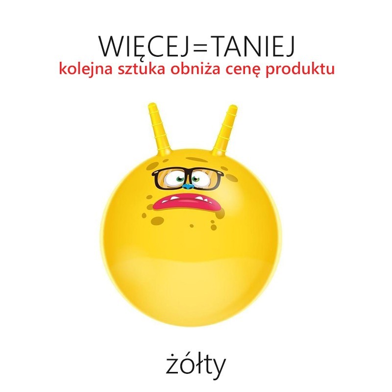 Piłka do skakania EMOCJE 45 cm - RÓŻNE KOLORY
