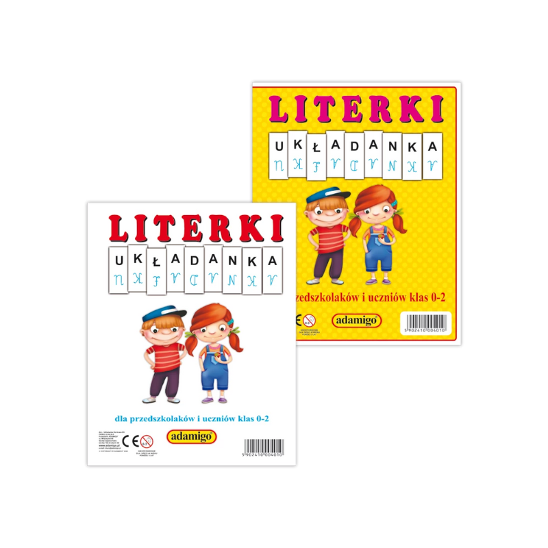 Układanka Literkowa - Nauka Alfabetu i Czytania