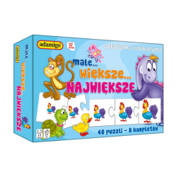 Małe, Większe, Największe - Układanka Edukacyjna