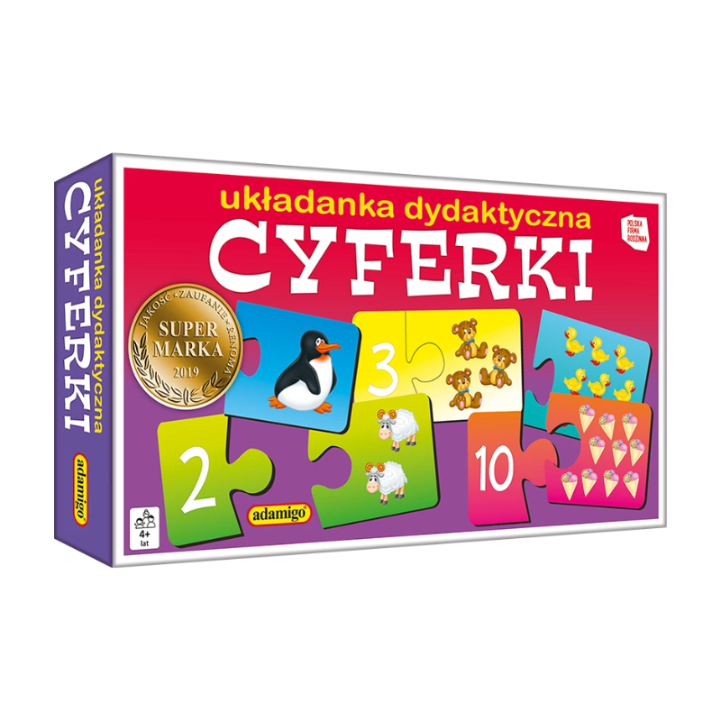 Cyferki - Układanka Dydaktyczna | Nauka Liczenia