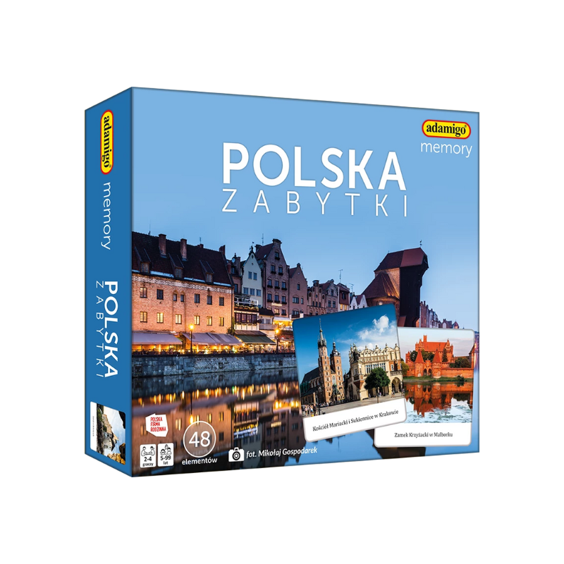 Zabytki Polski Memory - Gra Edukacyjna o Polsce