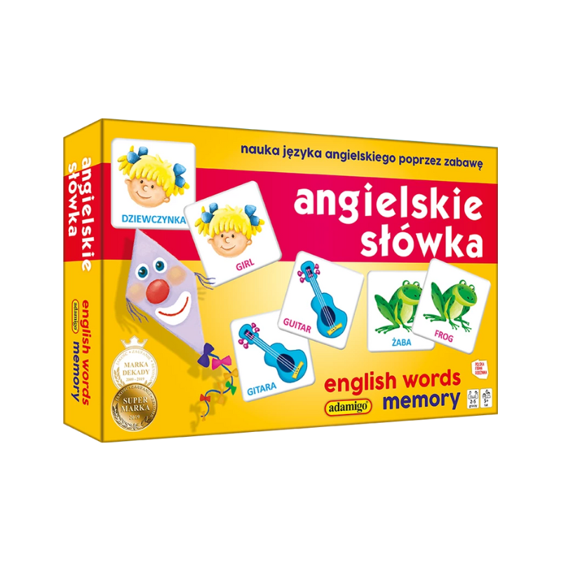 Angielskie Słówka Memory - Gra Edukacyjna dla Dzieci