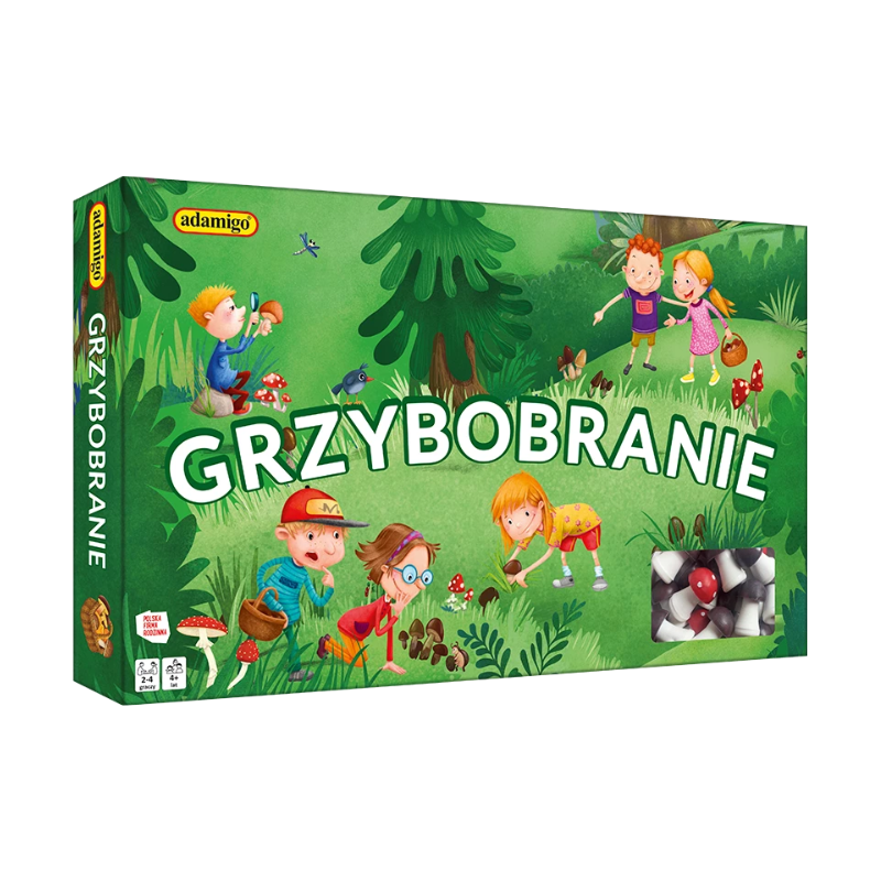 Gra Planszowa Grzybobranie - Klasyczna Zabawa dla Dzieci