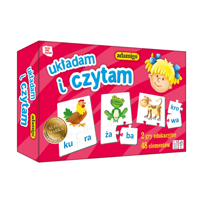 Układam i Czytam - Gra Edukacyjna do Nauki Czytania