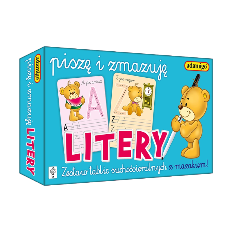 Piszę i Zmazuję Litery - Tablice Suchościeralne dla Dzieci