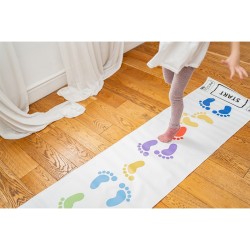 Mata animacyjna SKACZĄCE STÓPKI 50 x 300 cm LATO - RÓŻNE RODZAJE