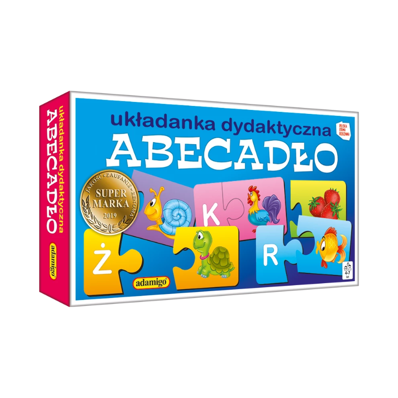 Abecadło - Układanka Dydaktyczna | Nauka Alfabetu