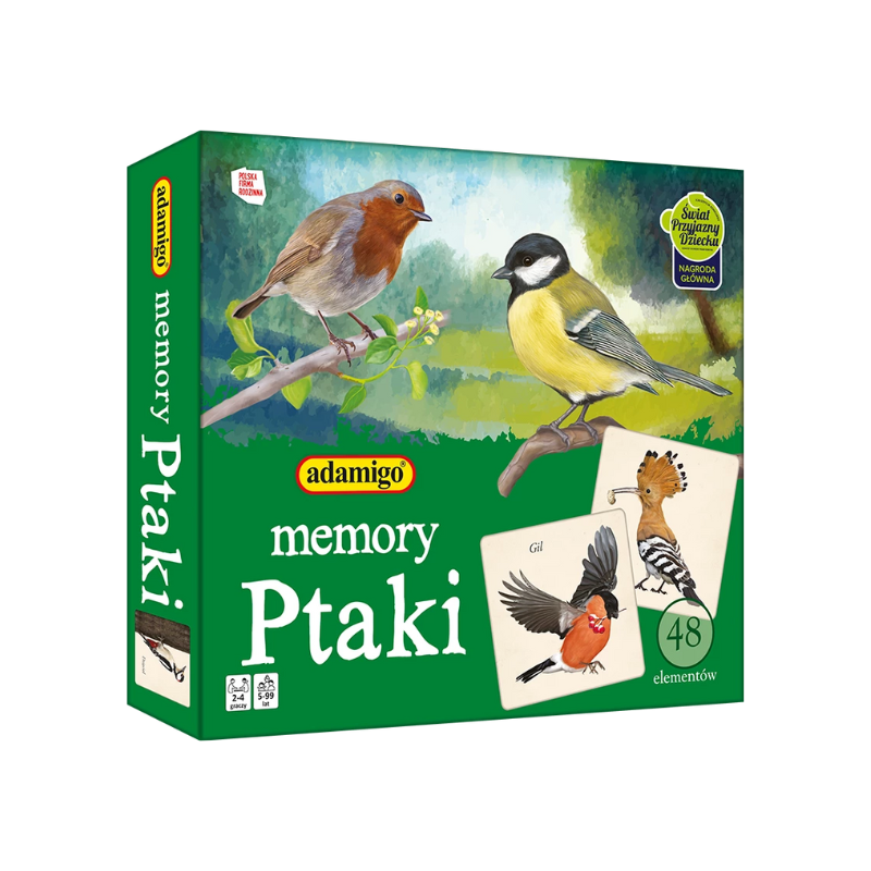 Ptaki Memory - Gra Edukacyjna | Poznaj Ptaki Polski