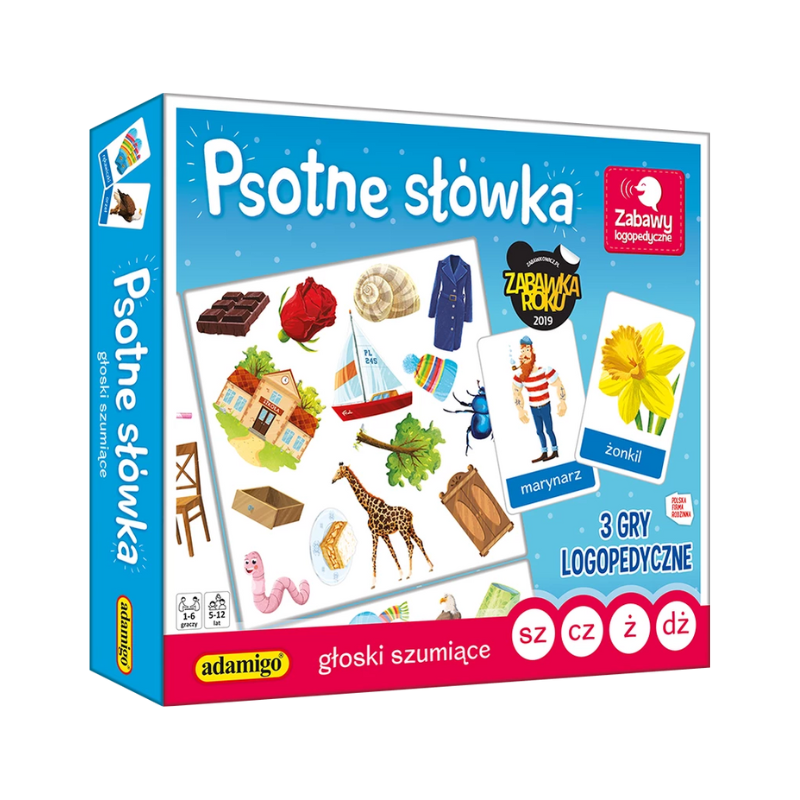 Psotne Słówka - Głoski Szumiące | Gry Logopedyczne