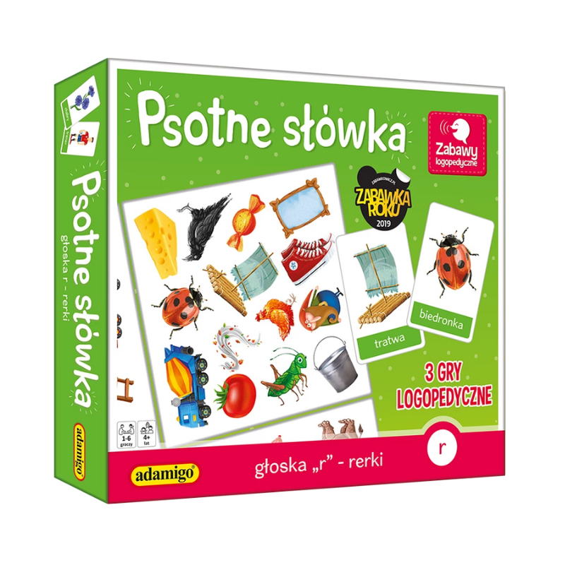 Psotne Słówka - Głoska „R” - Rerki | Gry Logopedyczne