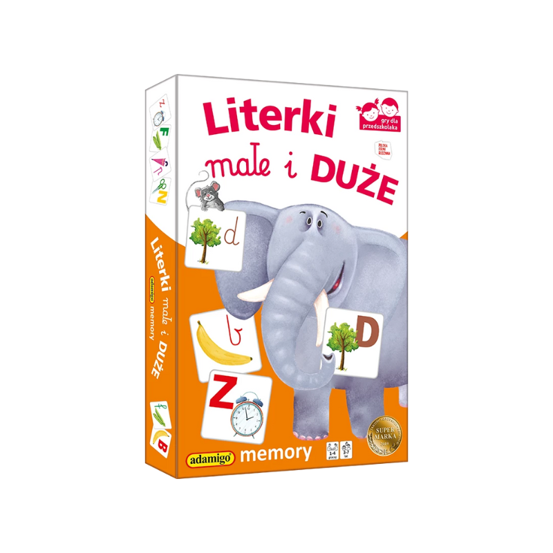 Literki Małe i Duże Memory - Gra Edukacyjna