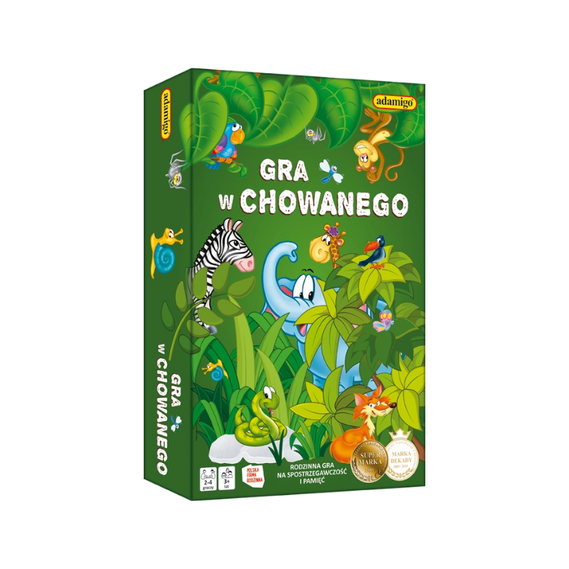 Gra w Chowanego - Gra na Spostrzegawczość i Pamięć