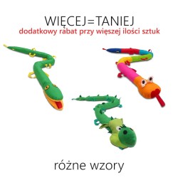 Wąż spacerowy gąsienica 2,5 m (14 uchwytów) - RÓŻNE WZORY